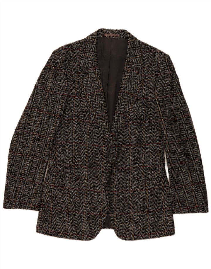 Jachetă pentru bărbați Bianchi Giovane cu 2 nasturi, blazer IT 48 Medium Grey Check