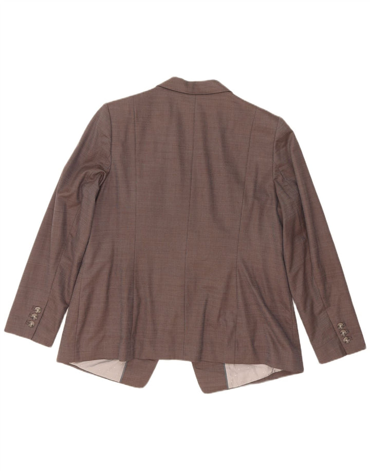 Jachetă pentru femei Marks & Spencer cu 1 nasture, 18 XL, gri viscoză