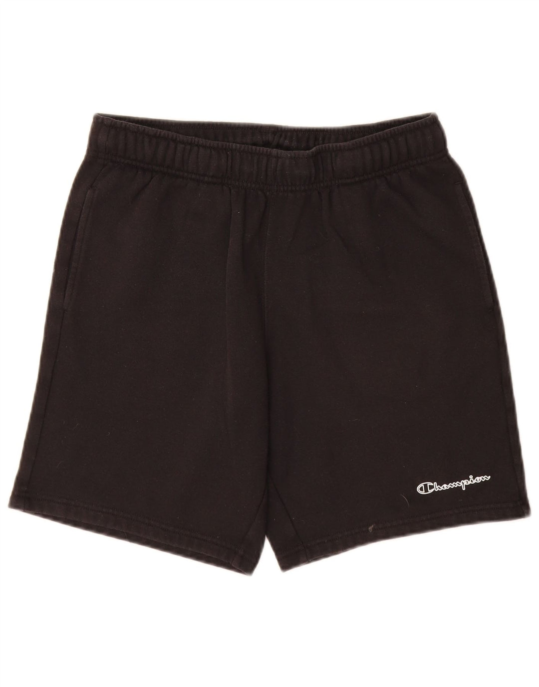 Pantaloni scurți sport Champion pentru bărbați, bumbac mediu negru