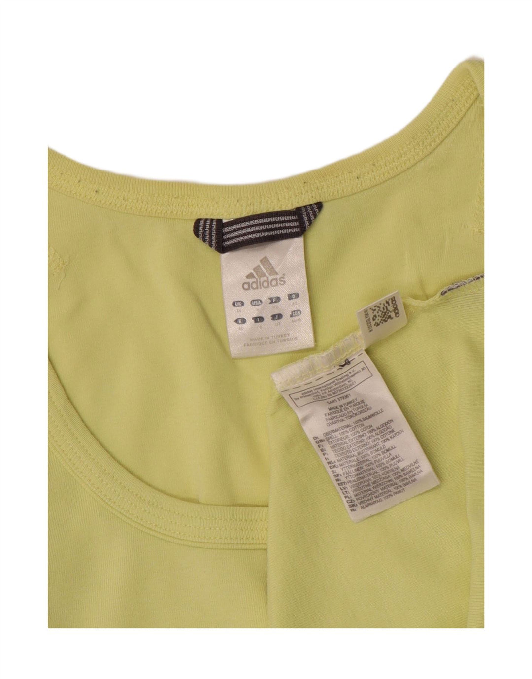 Vestă pentru femei ADIDAS UK 14, bumbac verde mediu