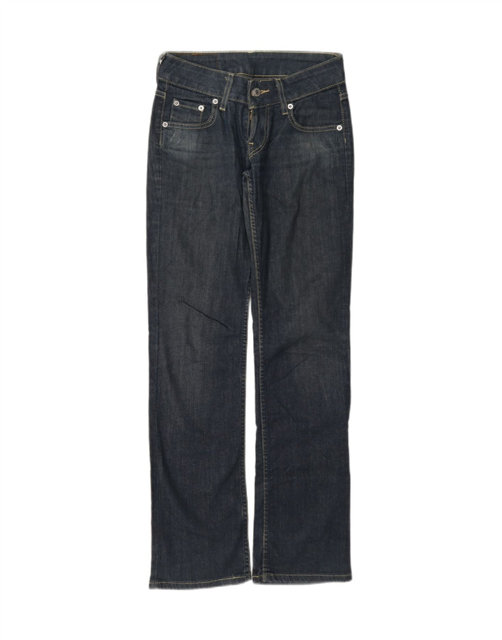 Blugi drepti pentru femei Levi's W26 L32 Bumbac bleumarin