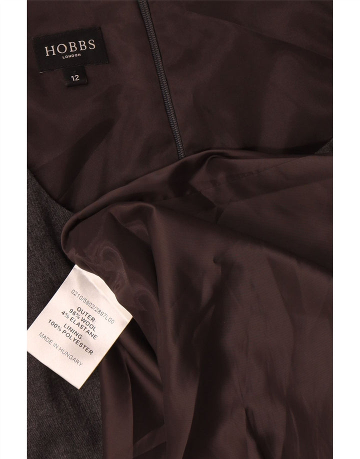 Rochie Hobbs pentru femei UK 12 Lână gri mediu