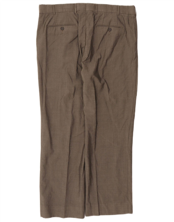 Pantaloni drepți vintage pentru bărbați L36 L28 gri