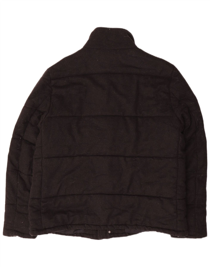 Jachetă căptușită pentru bărbați Reiss UK 42 XL Lână neagră