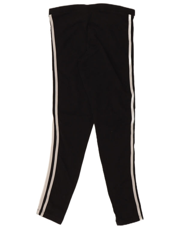 Leggings pentru femei Adidas UK10 mic bumbac negru