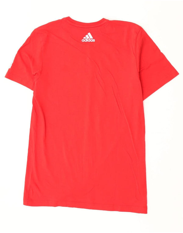 Tricou pentru bărbați Adidas Top Medium Red Bumbac