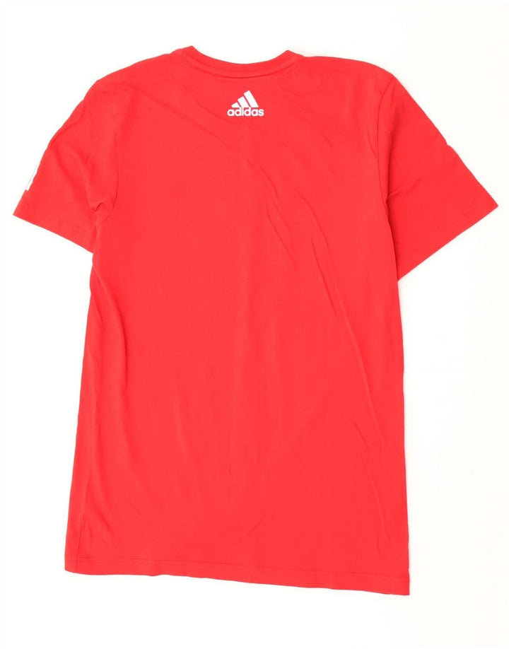 Tricou pentru bărbați Adidas Top Medium Red Bumbac