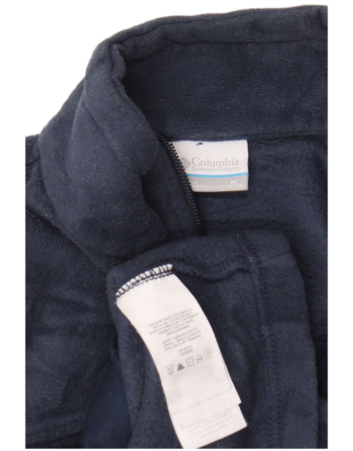 Jachetă fleece Columbia pentru fete 10-11 ani Poliester mediu bleumarin
