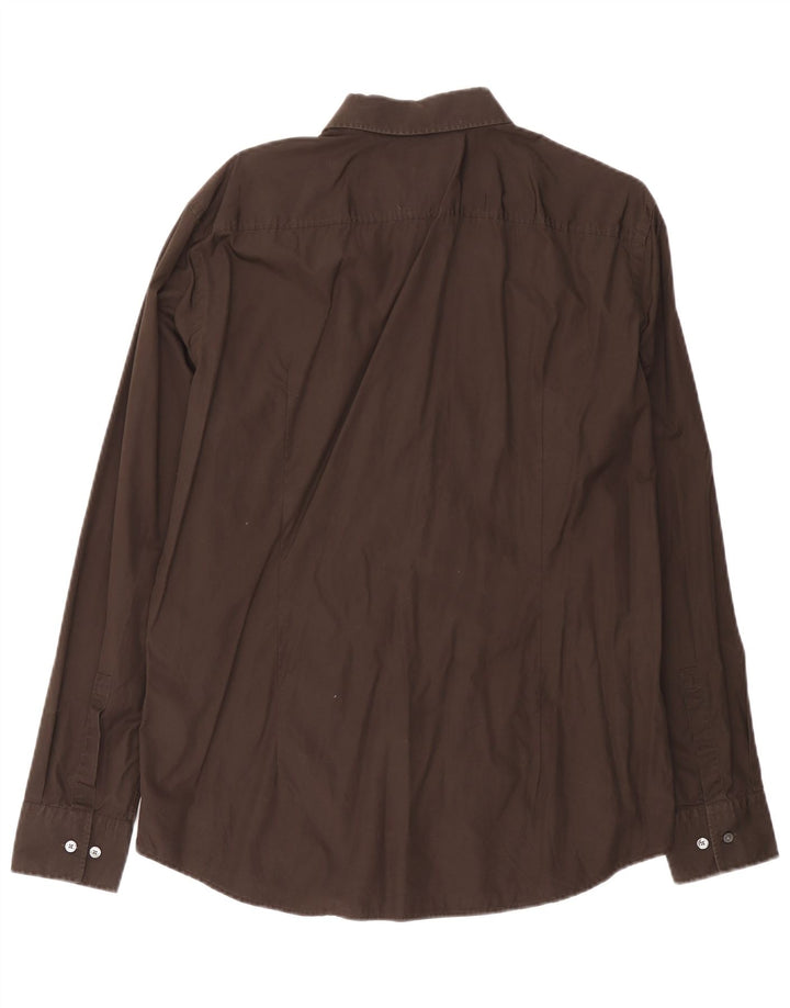 Cămașă pentru bărbați Hugo Boss Mărimea 17 43 XL Bumbac gri