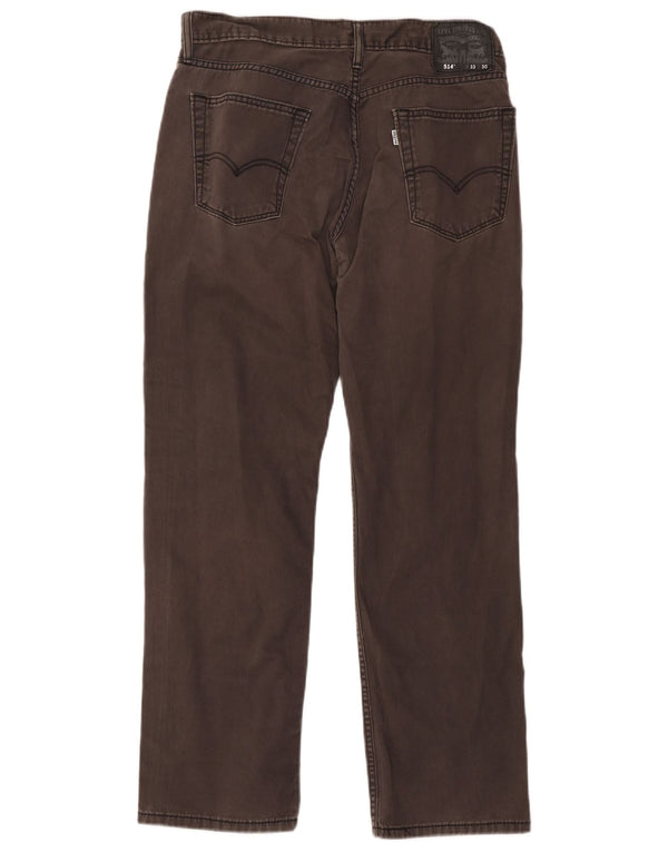 Blugi drepti pentru bărbați Levi's 514 W33 L30 bumbac gri