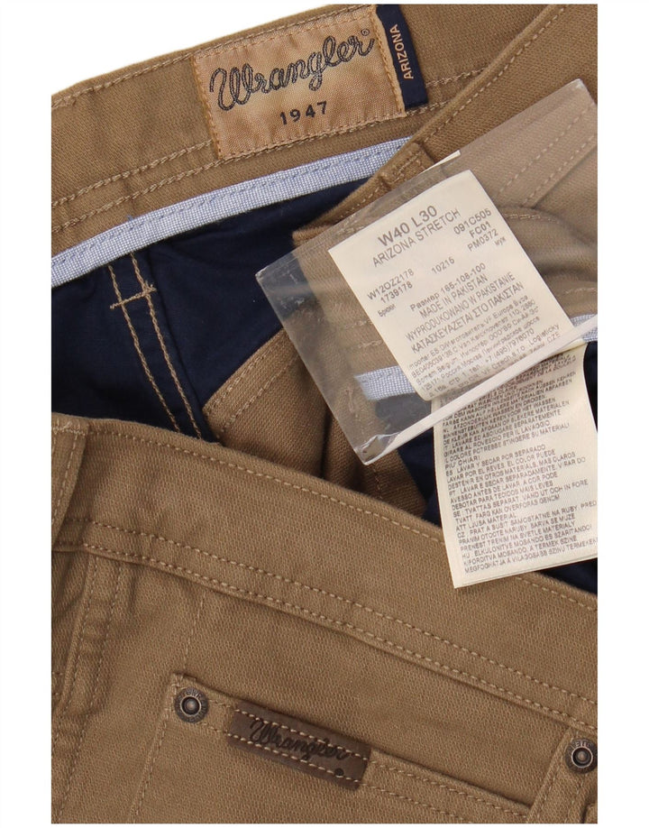 Pantaloni casual drepti elastici pentru bărbați WRANGLER Arizona W40 L30 maro