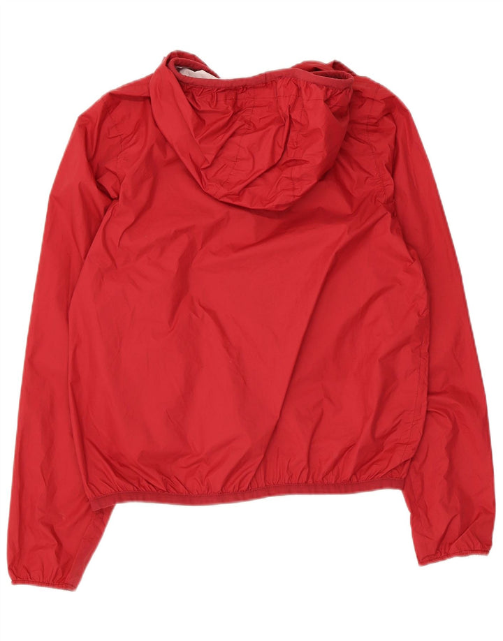 Jachetă de ploaie cu glugă pentru bărbați K-Way UK 10 Poliamidă roșie mică