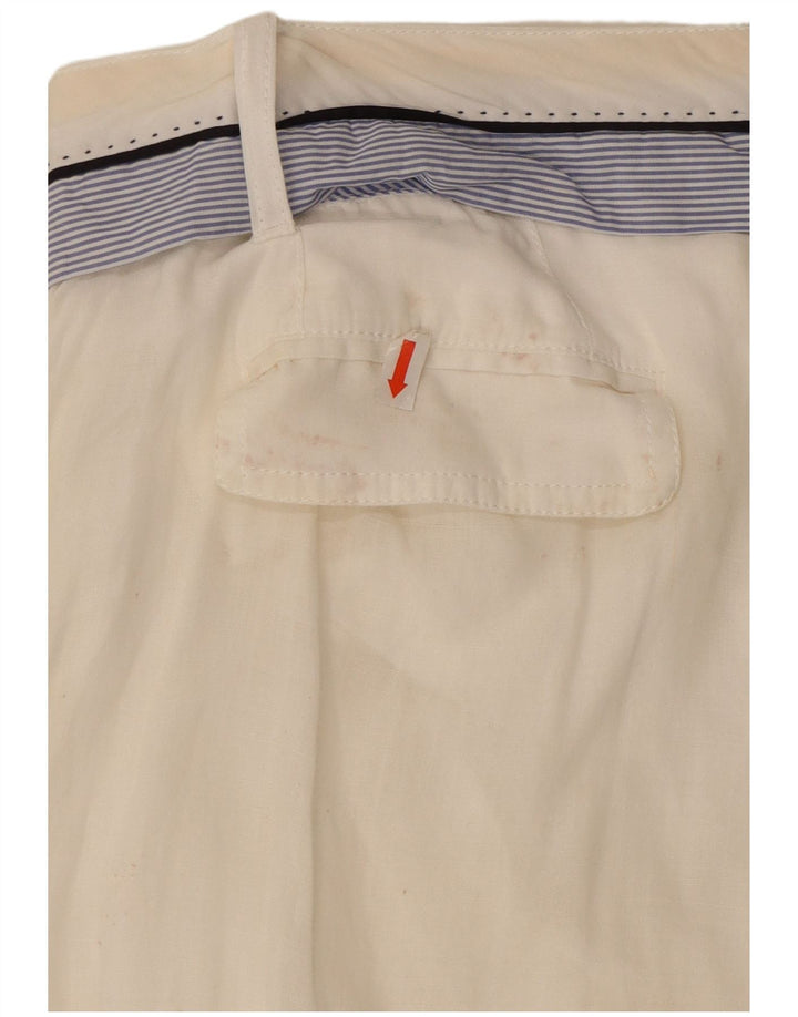Pantaloni Capri pentru femei Dolce & Gabbana IT 42 Medium W30 L21 Alb