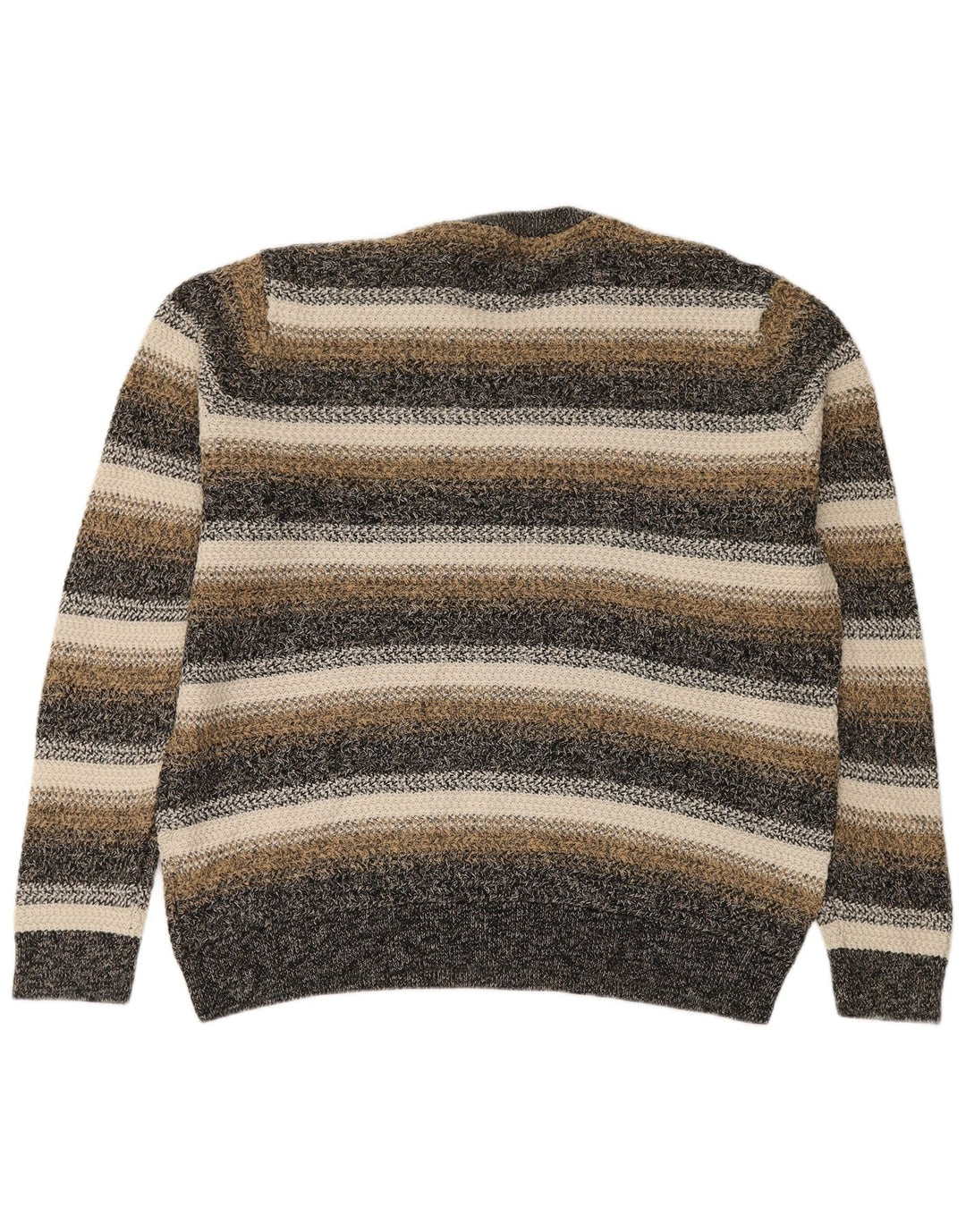 Pulover pentru bărbați Marks & Spencer, cu gât crew, XL, cu dungi multicolore