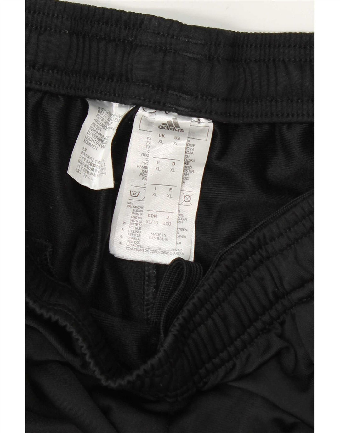 Pantaloni de trening pentru bărbați Adidas Pantaloni de jogging XL Poliester negru