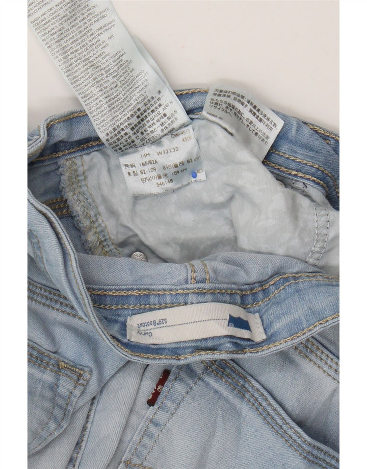 Blugi Levi's 529 Curvy Bootcut W32 L32 Bumbac albastru