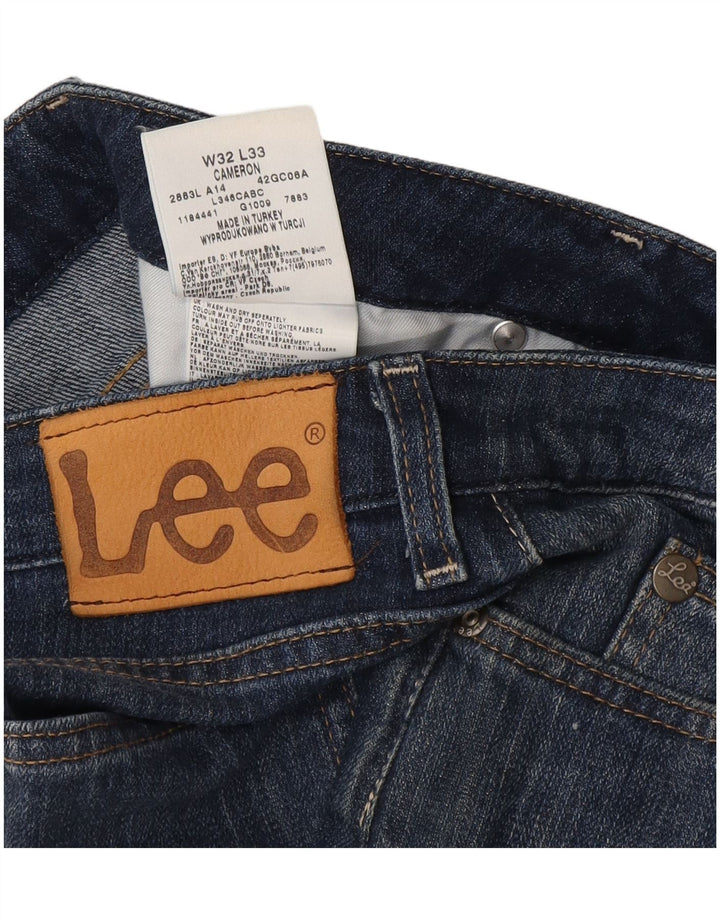 Blugi Lee Cameron Straight pentru femei W32 L29 bumbac bleumarin