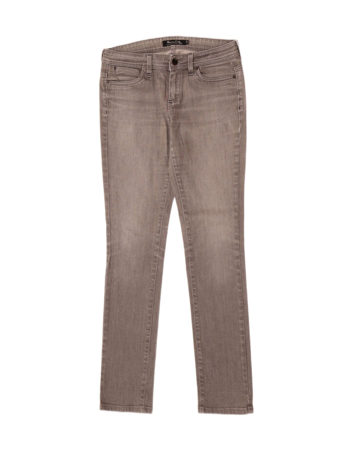 Blugi skinny pentru femei Massimo Dutti W28 L33 bumbac gri