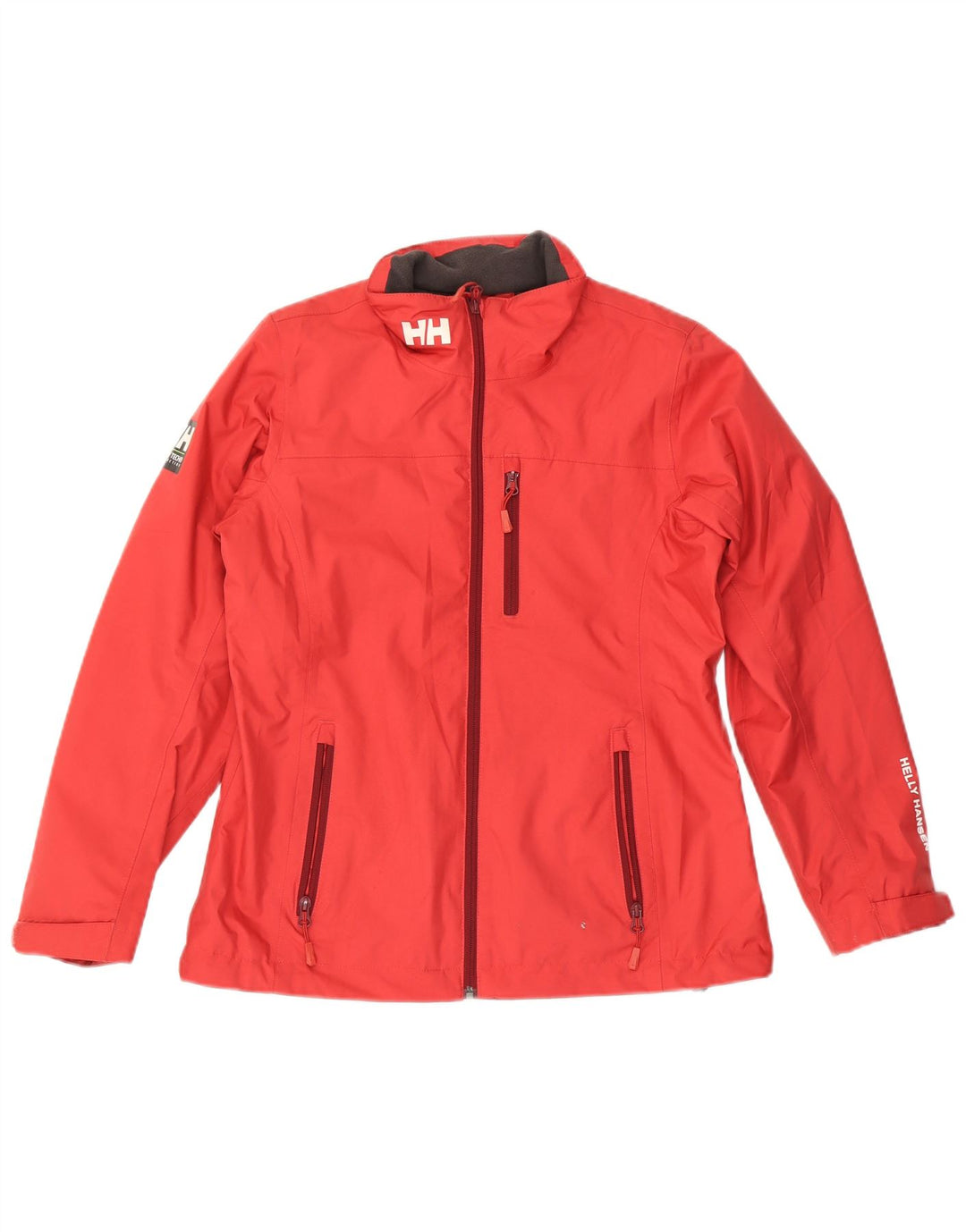 Jachetă Windbreaker pentru femei HELLY HANSEN UK 14 Poliester roșu mediu