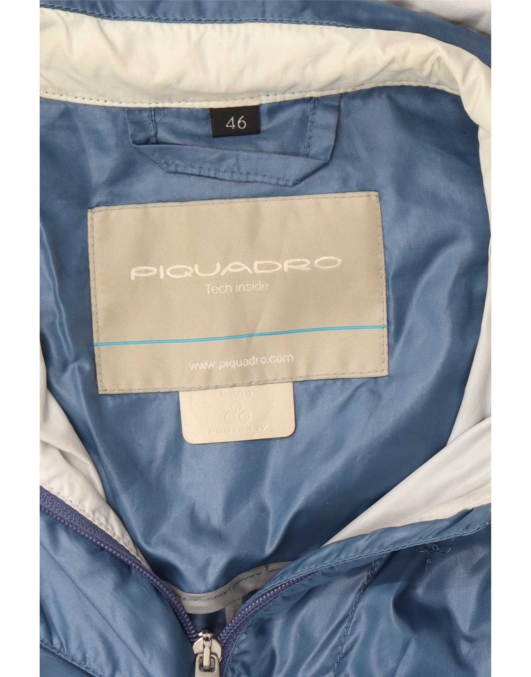PEUTEREY Pelernă de ploaie cu glugă pentru femei IT 46 Large Blue