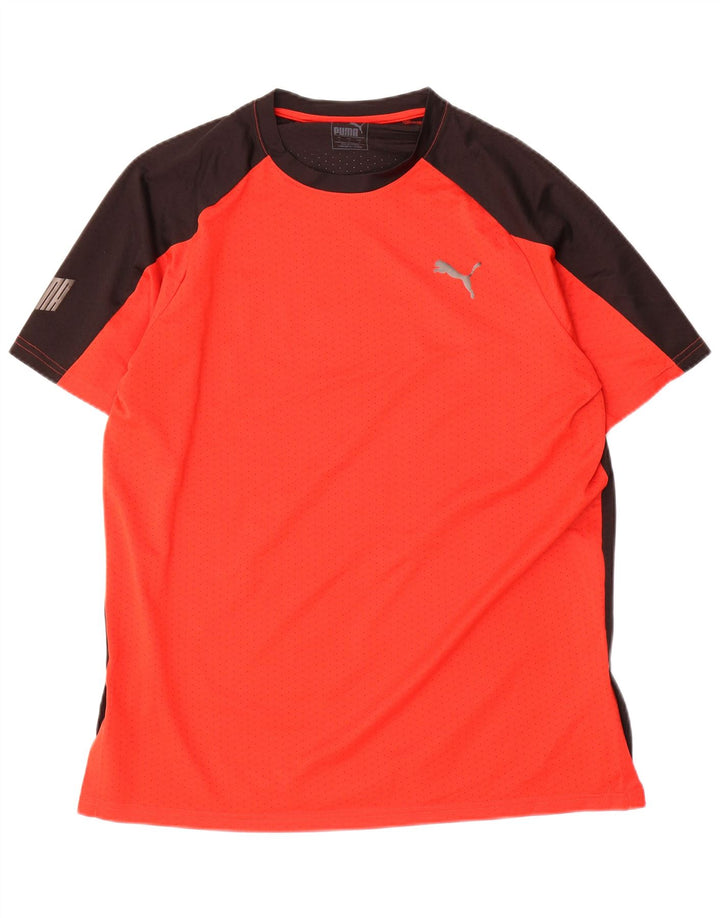 Tricou grafic PUMA pentru bărbați Top mare, roșu, poliester color bloc