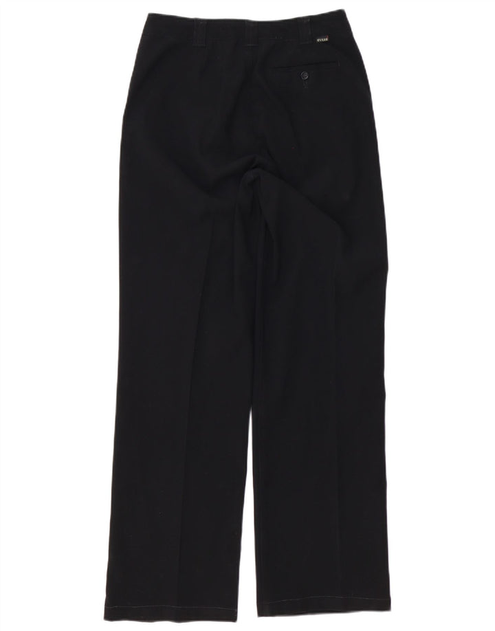 Pantaloni chino pentru femei Guess cu picioare largi L27 L30 Poliester negru