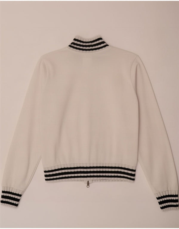 Jachetă de trening Puma pentru femei UK 14 Medium White Striped