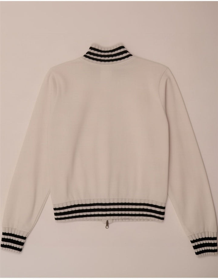 Jachetă de trening Puma pentru femei UK 14 Medium White Striped