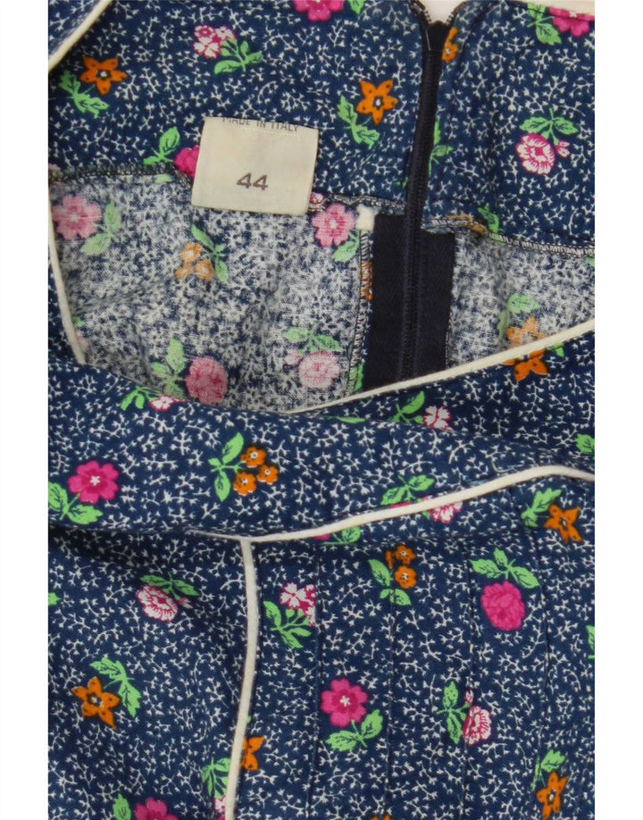 Rochie Maxi pentru Damă Nuova Moda IT 44 Medium Blue Floral