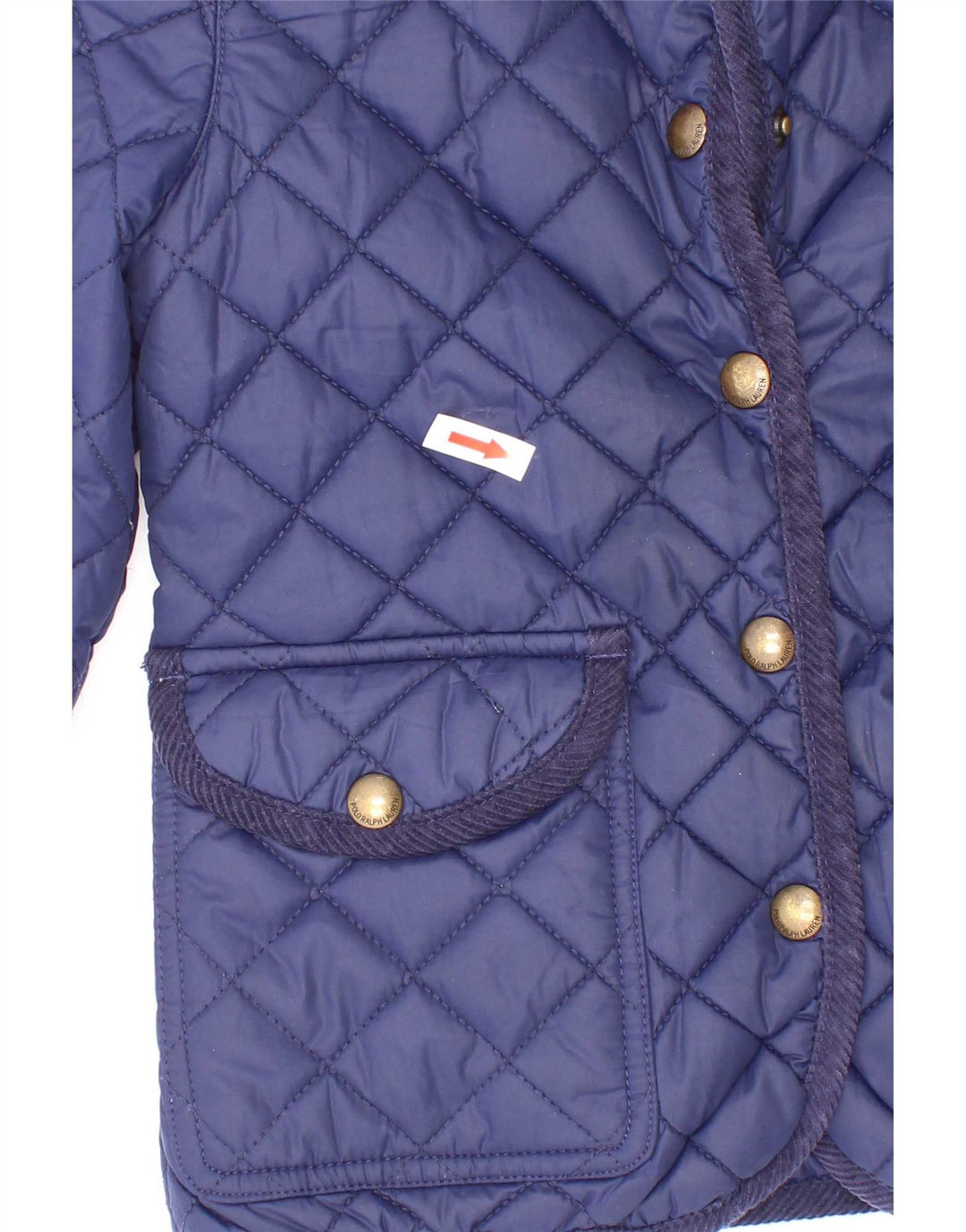 Jachetă matlasată Polo Ralph Lauren pentru fete 5-6 ani poliester bleumarin