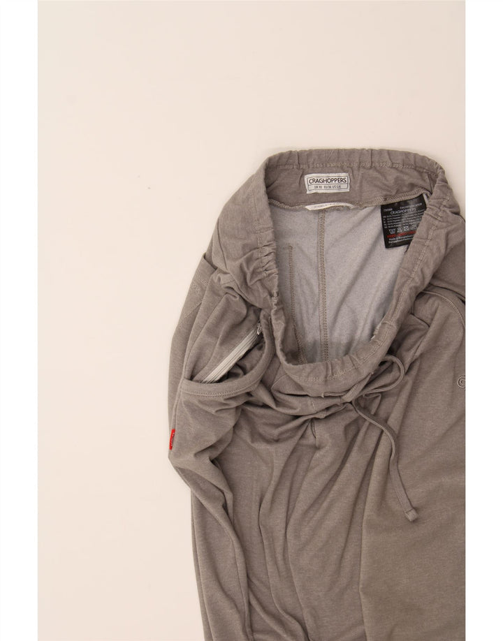 CRAGHOPPERS Womens Tracksuit Trousers Joggers UK 10 Small Grey Polyester Vintage CRAGHOPPERS and Second-Hand CRAGHOPPERS from Messina Hembry 