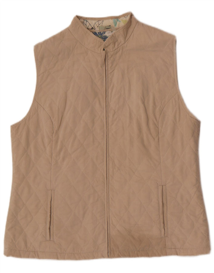 Gilet matlasat pentru femei Marks & Spencer UK 16 Large Beige