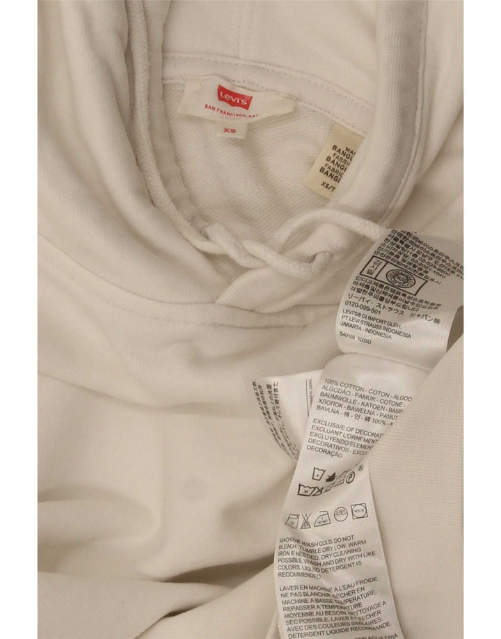 Pulover supradimensionat pentru bărbați Levi's XS Bumbac alb