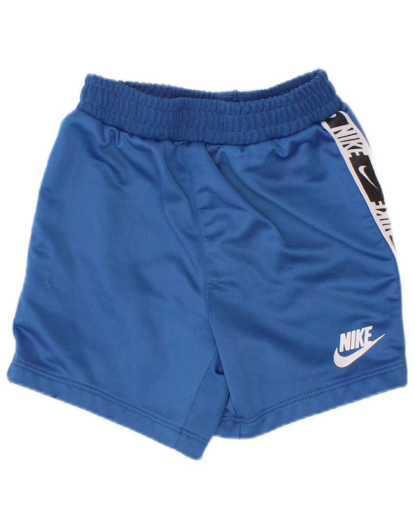 Pantaloni scurți sport grafic Nike pentru bebeluși 18-24 luni, albastru, poliester color bloc