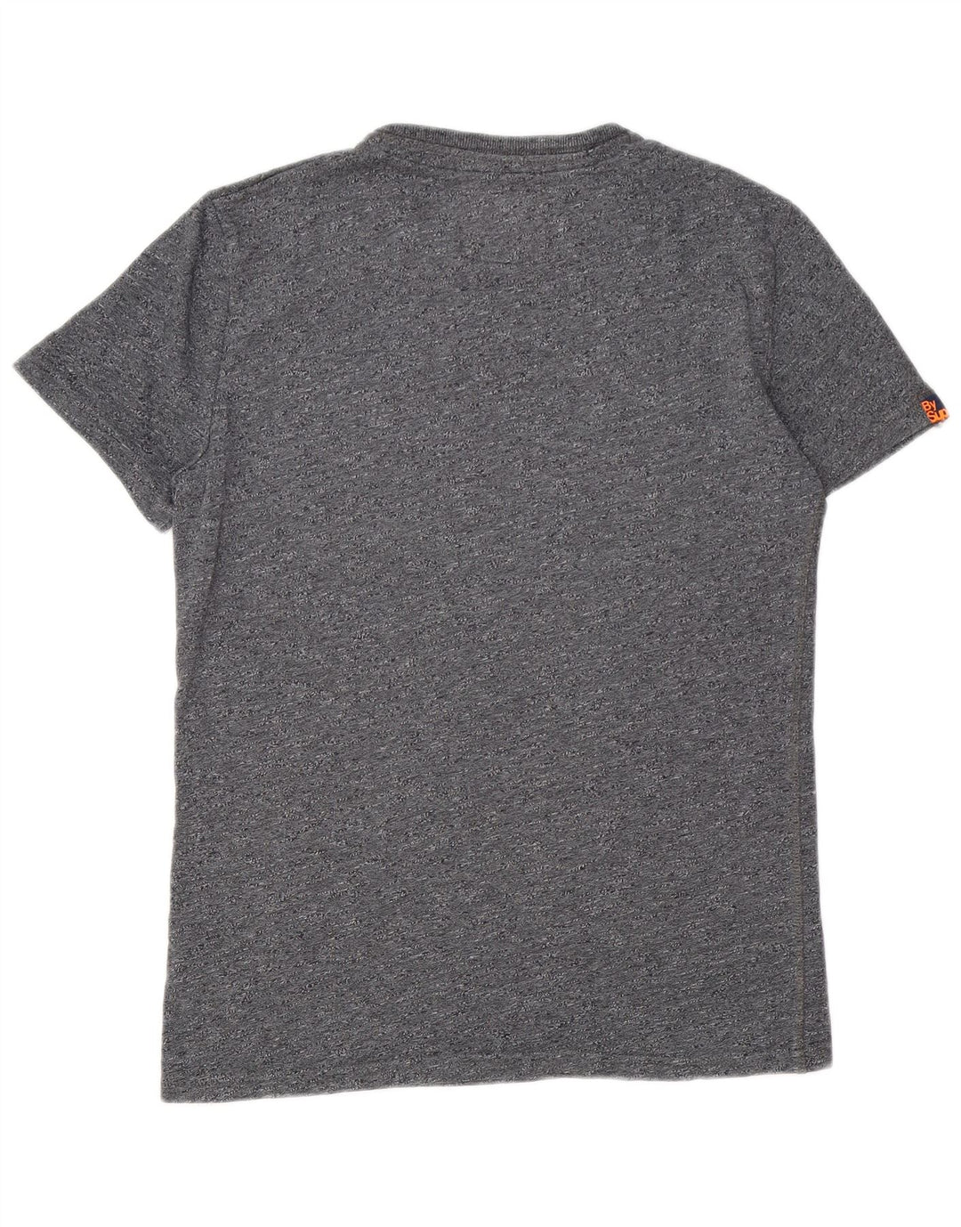 Tricou grafic pentru bărbați Superdry Top din bumbac cu pete gri mediu