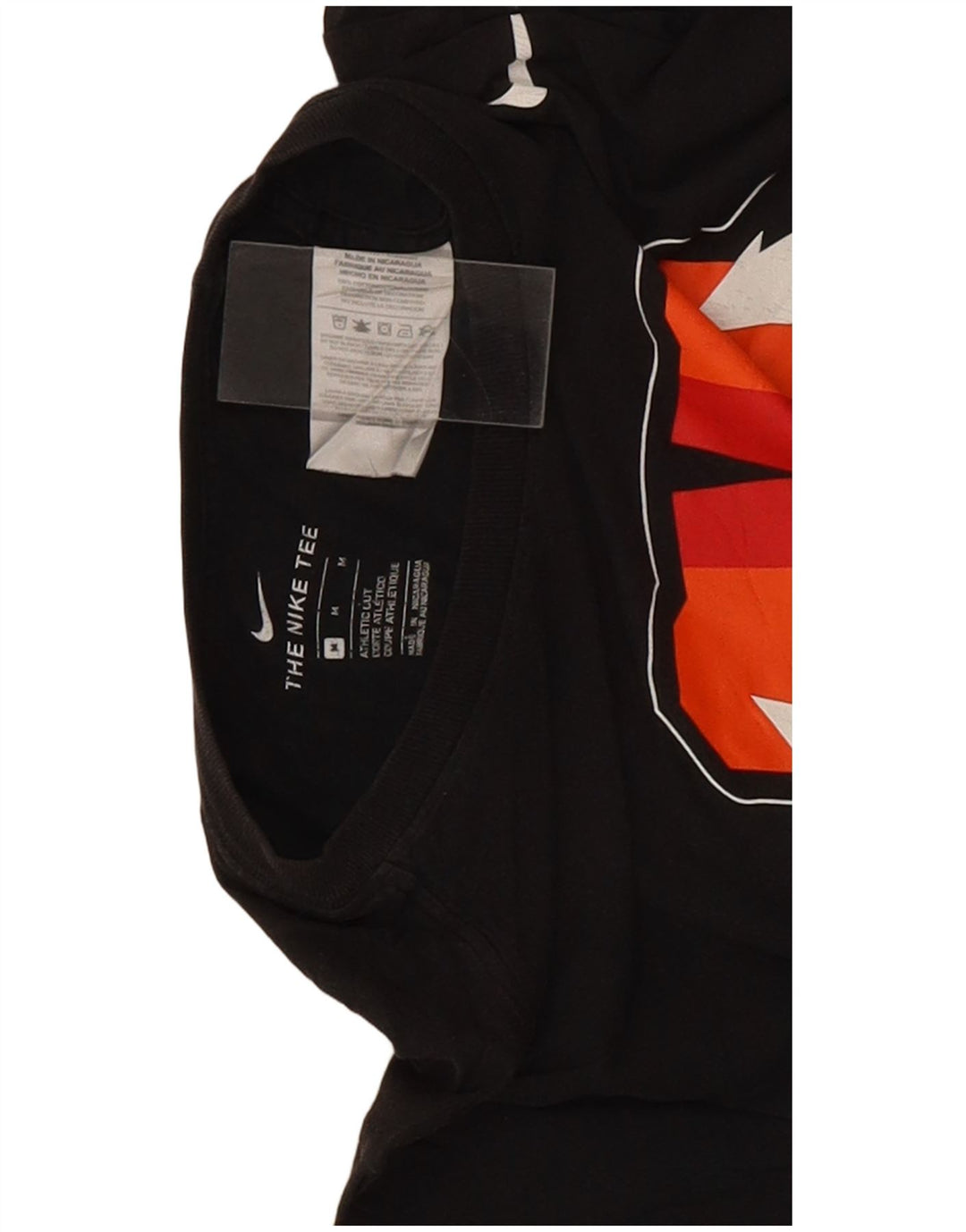 Tricou grafic Nike Tiger Woods pentru bărbați Top mediu din bumbac negru