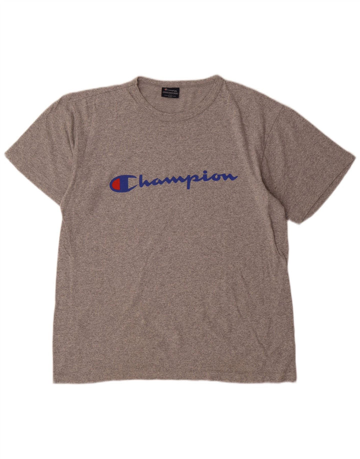 Tricou grafic pentru bărbați Champion Top mare, gri, pete