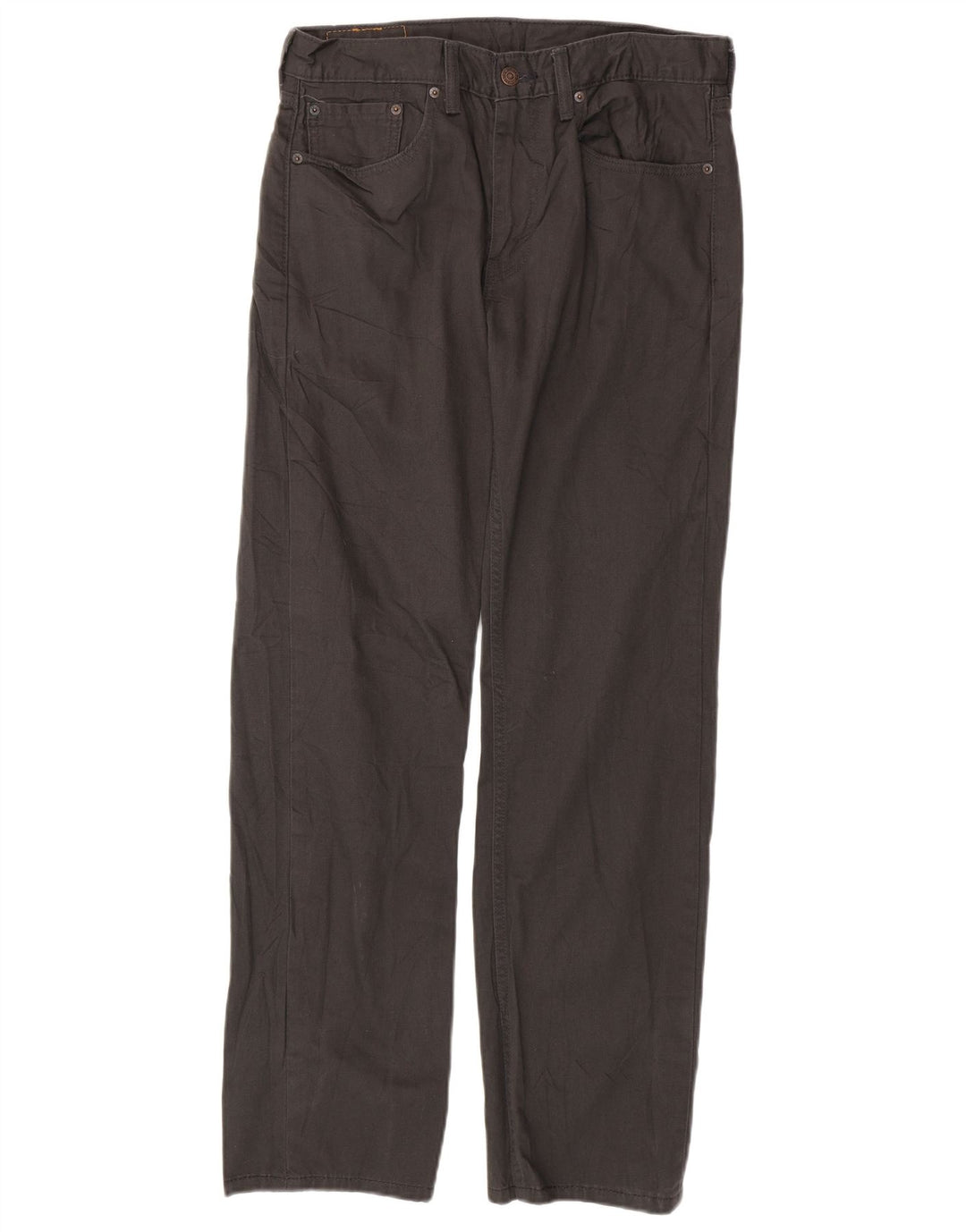 Pantaloni casual 505 drepti pentru bărbați LEVI'S L32 L32 bumbac gri