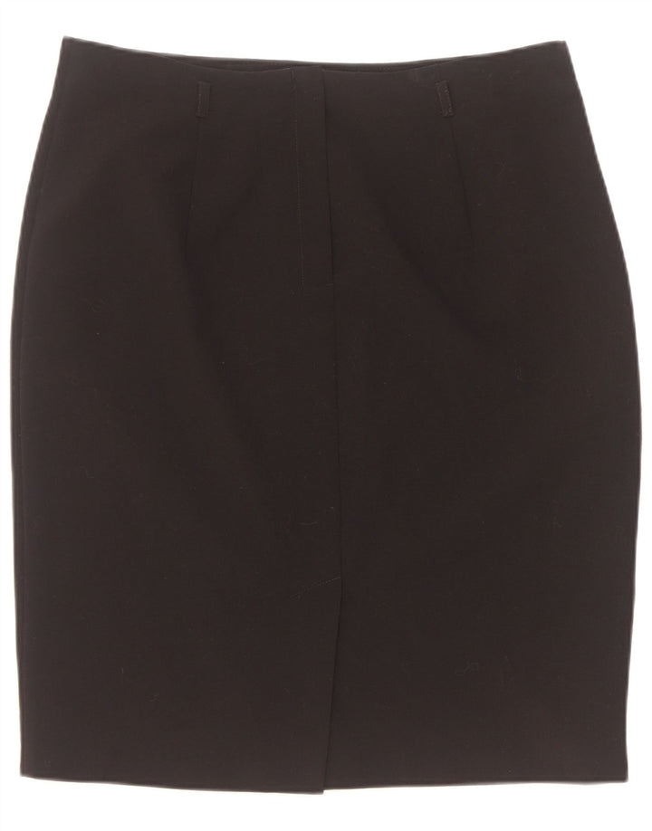 Fusta creion pentru femei Marks & Spencer UK 16 Large W34 Poliester negru