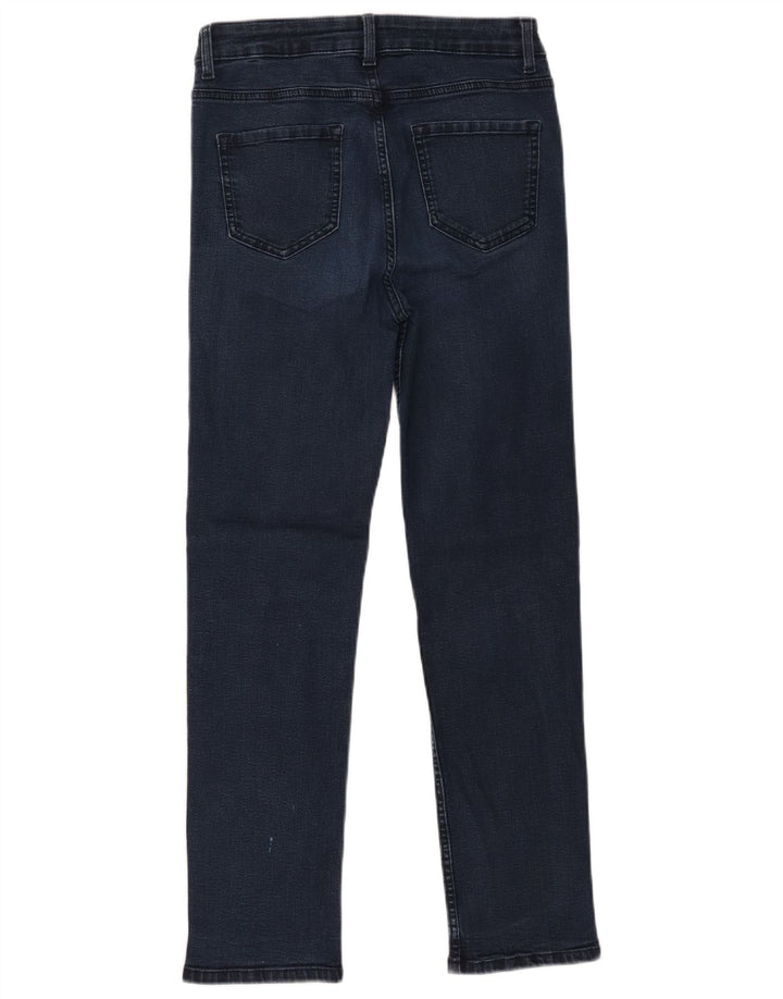 Blugi drepti pentru femei Marks & Spencer UK 10 Small W30 L27 Bleumarin