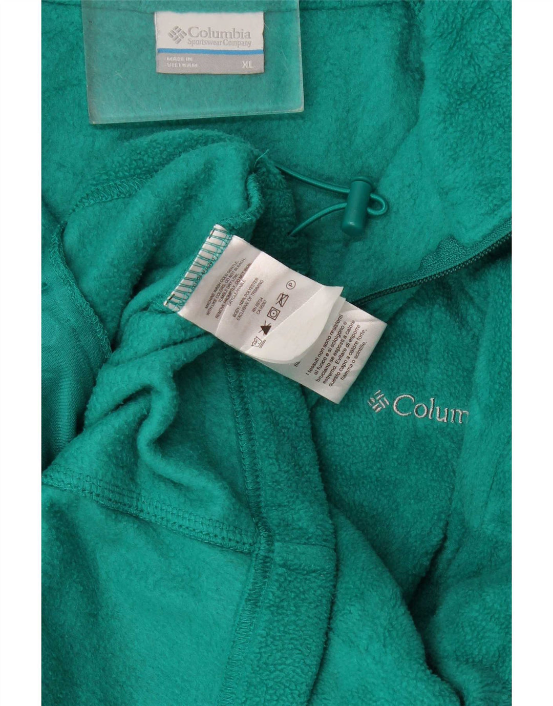 Jachetă fleece Columbia pentru femei UK 18 XL, verde, poliester
