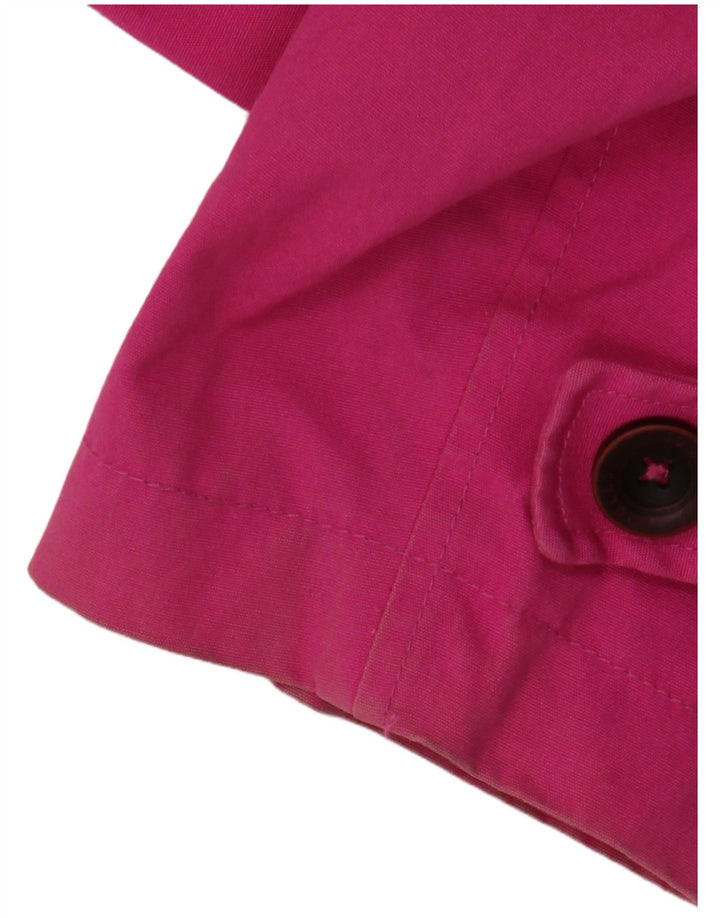 Jachetă de ploaie cu glugă pentru femei JOULES UK 18 XL bumbac roz