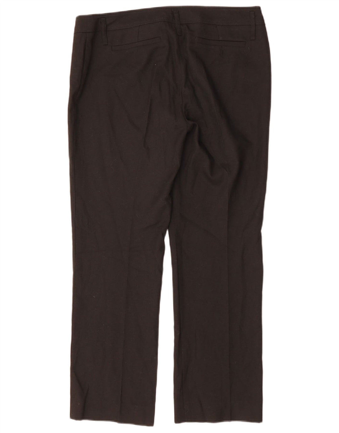 MARELLA Pantaloni drepti pentru femei UK 14 Large W34 L28 Poliester negru