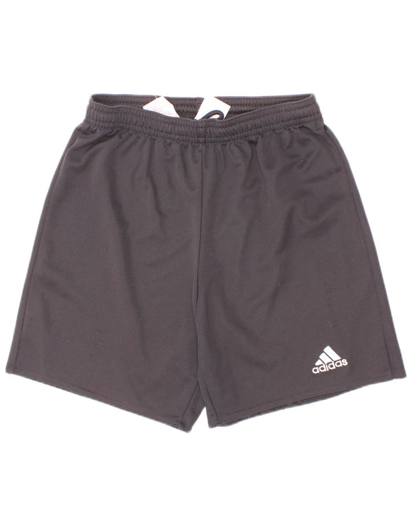 Pantaloni scurți sport adidas băieți 11-12 ani poliester negru