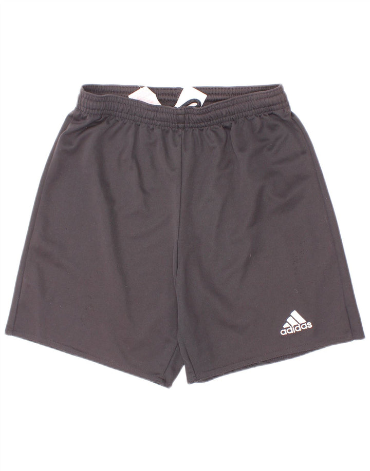 Pantaloni scurți sport adidas băieți 11-12 ani poliester negru
