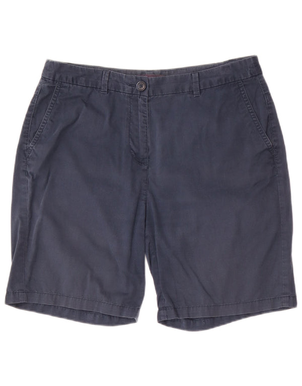 Pantaloni scurti chino pentru femei Marks & Spencer UK 12 Medium W30 Bumbac bleumarin