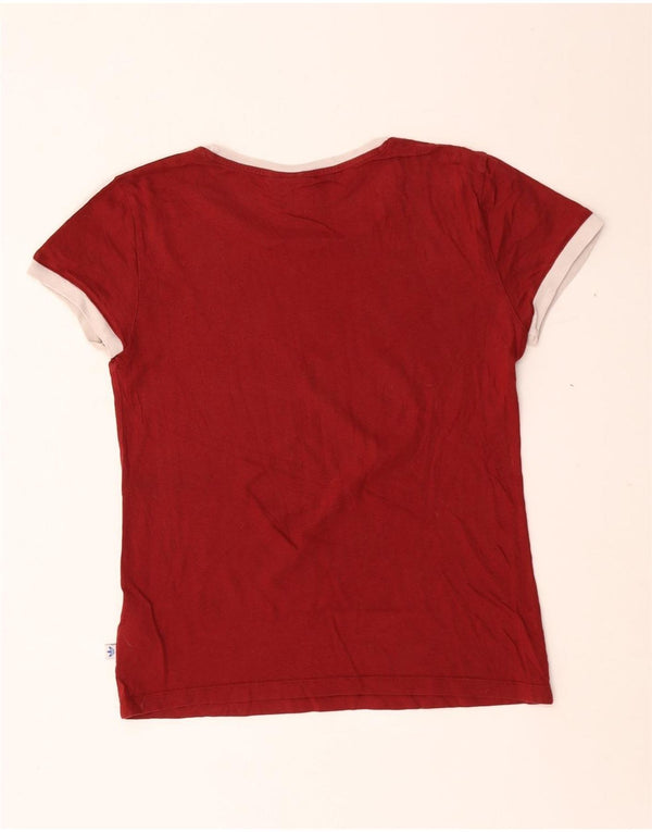 Tricou Adidas pentru femei Top UK 14 Medium Red Bumbac