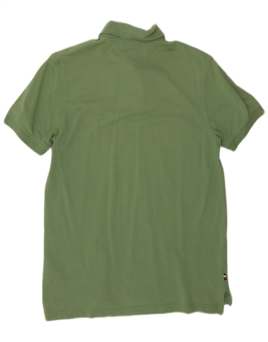 Tricou polo Tommy Hilfiger pentru bărbați, bumbac verde mic
