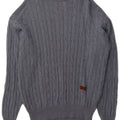 PAUL & SHARK Mens Yachting Crew Neck Jumper Sweater Medium Blue Wool