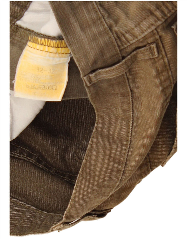 WRANGLER Pantaloni casual drepti pentru bărbați Texas W32 L32 bumbac maro